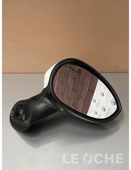 Visione frontale specchietto esterno bianco destro usato per Fiat Grande Punto