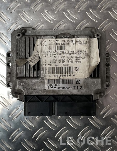 Lato della centralina motore usata per Fiat Bravo