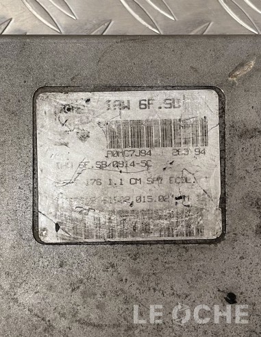 Etichetta e codici dell'ECU usata per Fiat Punto 1