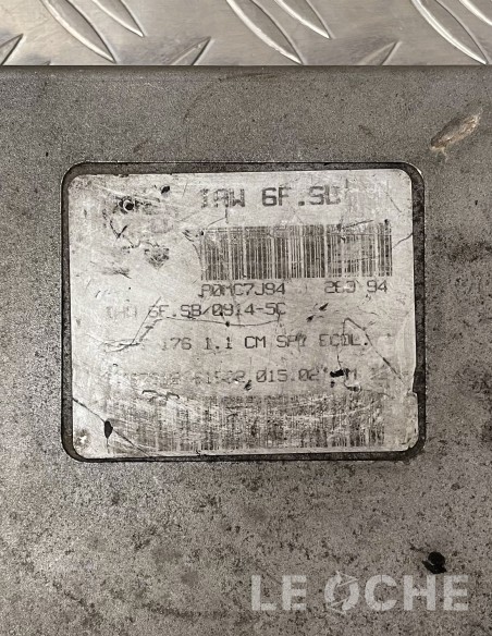 Etichetta e codici dell'ECU usata per Fiat Punto 1