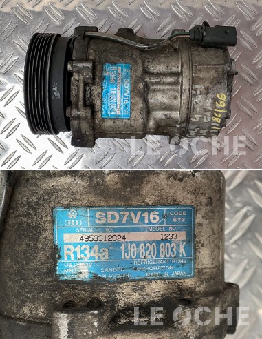 Lato e codice del compressore clima usato per Volkswagen Golf