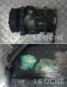 Lato, etichetta e codici del compressore clima usato per Citröen Xsara