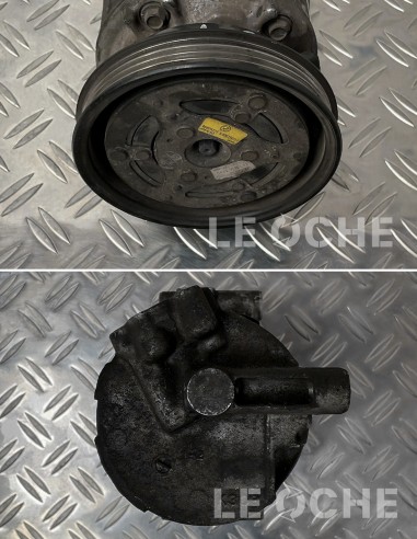 Puleggia e retro del compressore clima usato per Fiat Doblò