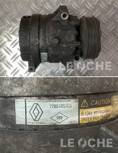 Lato, etichetta e codici del compressore clima usato per Renault Scénic - Mégane