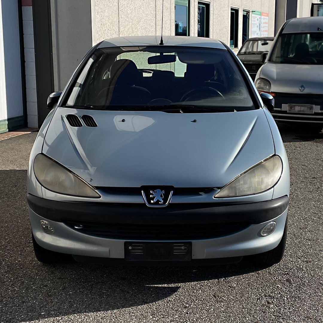 Visione frontale Peugeot 206